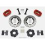 Wilwood 140-8695-DR Forged Dynalite Front Hat Kit 11.00in Drilled Red Integra/Civic w/Fac.240mm Rtr