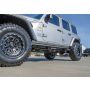 N-Fab J184RKRS4 RKR Rails 2018 Jeep Wrangler JL 4 Door Dab Length - Gloss Black - 1.75in