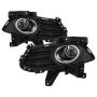 SPYDER 5085009 OEM Fog Lights W/Switch and Cover - Clear
