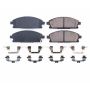 PowerStop 17-691 PowerStop - Z17 Low-Dust Ceramic Brake Pads with Hardware