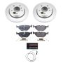 PowerStop ESK613 Genuine Geomet Coated Rotors, ECE-R90 Brake Pads + Hardware Kit
