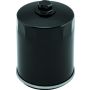 TwinPower 603614 Twin Power 80-99 Big Twin Exc Twin Cam L84-Up XL Black Oil Filter W/Nut Replaces H-D 60305-80A