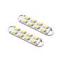 Diode Dynamics DD0102P 44mm SML8 LED Bulb - Cool - White (Pair)