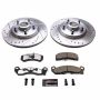 PowerStop K3089-26 Z26 Street Performance Ceramic Brake Pad and Drilled & Slotted Rotor Kit