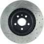 Stoptech 127.62124L Slotted & Drilled Sport Brake Rotor
