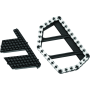 Kuryakyn 3285 Riot-X Mini Board Witout Adapters Satin Black