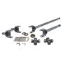 Yukon Gear & Axle ZA W24160 USA Standard 4340 Chrome-Moly Replacement Axle Kit For TJ/XJ/YJ/WJ/Zj Front / Dana 30 / 30 Spline