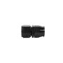 Aeromotive PTFE Hose End - AN-12 - Straight - Black Anodized