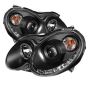 SPYDER 5038036 Projector Headlights - LED Halo - DRL - Black