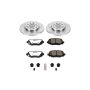 PowerStop K6543-36 Z36 Truck and SUV Carbon-Fiber Ceramic Brake Pad and Drilled & Slotted Rotor Kit