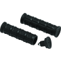 Kuryakyn 6677 Dillinger Grips 1in Universal Black