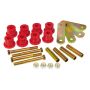 Prothane 62-74 Chevy Camaro/Nova HD Shackle Bushings - Red