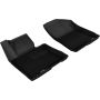 3D MAXpider 2013-2017 Hyundai Elantra GT Kagu 1st Row Floormat - Black