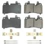 PowerStop 17-8007 PowerStop - Z17 Low-Dust Ceramic Brake Pads with Hardware