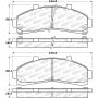 Stoptech 308.06520 Street Brake Pads