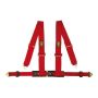OMP 4 Point Harness - Red