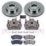 PowerStop KCOE788 OE Stock Replacement Low-Dust Ceramic Brake Pad, Rotor and Caliper Kit