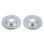 PowerStop JBR1765XPR PowerStop Evolution Performance Drilled, Slotted & Plated Brake Rotor Pair