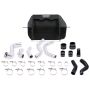 Mishimoto MMINT-F150-11KPBK 2011-2014 Ford F-150 EcoBoost Black Intercooler w/ Polished Pipes