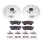 PowerStop CRK5897 Genuine Geomet Coated Rotor and Low-Dust Ceramic Brake Pad Kit