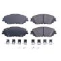 PowerStop 17-2076 PowerStop - Z17 Low-Dust Ceramic Brake Pads with Hardware