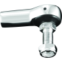 Kuryakyn 9058 Ball Joint With Stud Righthand Female 5/16in-24 Threads Chrome