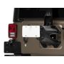 Raxiom J132759 07-18 Jeep Wrangler JK Axial Series License Plate Bracket w/ LED Brake Light