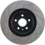 Stoptech 128.62124L Drilled Sport Brake Rotor