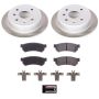 PowerStop SC5898 Semi-Coated Rotor and Low-Dust Ceramic Brake Pad Kit