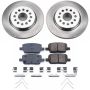 PowerStop KOE7411 OE Stock Replacement Low-Dust Ceramic Brake Pad and Rotor Kit
