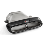 Akrapovic TP-CT/46/M Tail pipe set (Carbon) - Matte