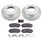 PowerStop SC1714 Semi-Coated Rotor and Low-Dust Ceramic Brake Pad Kit