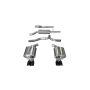 CORSA Performance 14474BLK Corsa 11-14 Dodge Charger SXT 2.5in Sport Cat-Back Dual Rear Exit w/ Twin 3.0in Black Tips