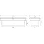 LUND 5950 04-10 Chevy Colorado Ext. Cab (All Beds Gull-Wing Crossover) Challenger Tool Box - Brite