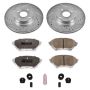 PowerStop K2353-26 Z26 Street Performance Ceramic Brake Pad and Drilled & Slotted Rotor Kit