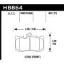 Hawk Performance HB864F.661 HPS Disc Brake Pad