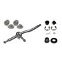 Torque Solution Short Shifter/Base/Shifter Cable/Gate Selector Bushing Combo: Mitsubishi Evo X 08-09