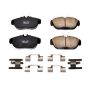 PowerStop 17-542 PowerStop - Z17 Low-Dust Ceramic Brake Pads with Hardware