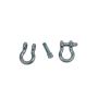 Fishbone Offroad FB21037 Zinc Coated 3/4 in. D-Ring Set FB21037