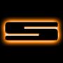 Oracle Lighting 3141-S-005 Universal Illuminated LED Letter Badges - Matte Black Surface Finish - S