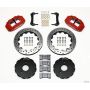 Wilwood 140-8921-DR Narrow Superlite 6R Front Hat Kit 13.06in Drill Red 2005-up Corvette C6