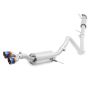 Mishimoto MMEXH-FIST-14RBT 14-16 Ford Fiesta ST 1.6L 2.5in Stainless Steel Resonated Cat-Back Exhaust w/ Burnt Ti