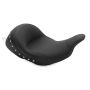 Mustang Motorcycle 76079 Mustang 08-21 Harley Electra Glide,Rd Glide,Rd King, Str Glide Lowdown Solo Seat w/Studs - Black