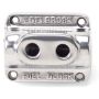 Edelbrock 12801 Polished Fuel Block Dual Carb