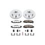 PowerStop K2187-36 Z36 Truck and SUV Carbon-Fiber Ceramic Brake Pad and Drilled & Slotted Rotor Kit
