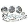 SBC Serpentine Conv Low Cost Custom Silver Kit