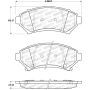Stoptech 308.06990 Street Brake Pads