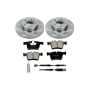 PowerStop KOE6743 OE Stock Replacement Low-Dust Ceramic Brake Pad and Rotor Kit