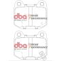 DBA 03-06 EVO / 04-09 STi / 03-07 350Z Track Edition/G35 w/ Brembo XP650 Rear Brake Pads