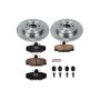 PowerStop KOE3139 OE Stock Replacement Low-Dust Ceramic Brake Pad and Rotor Kit